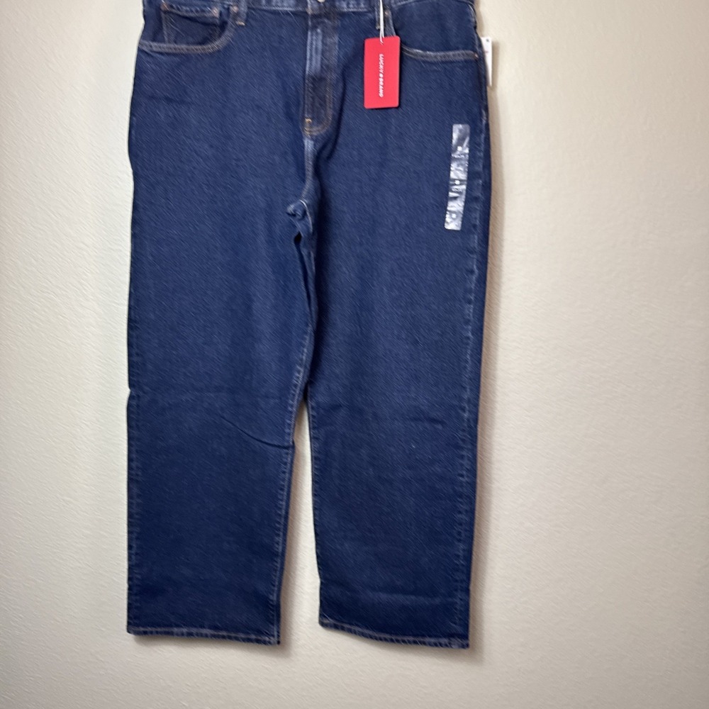 NWT Lucky Brand 287 Loose Fit Jeans Men W40 L34 Dark Wash Indigo Comfort Stretch